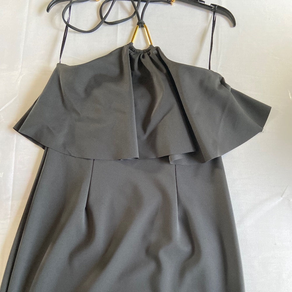 Trina Turks Black Halter Dress